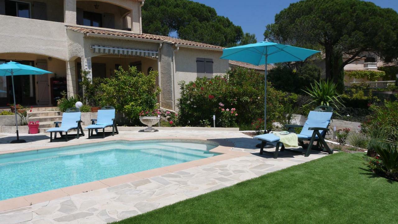 Grand Appartement dans Maison avec Piscine Privée Fréjus Exterior foto