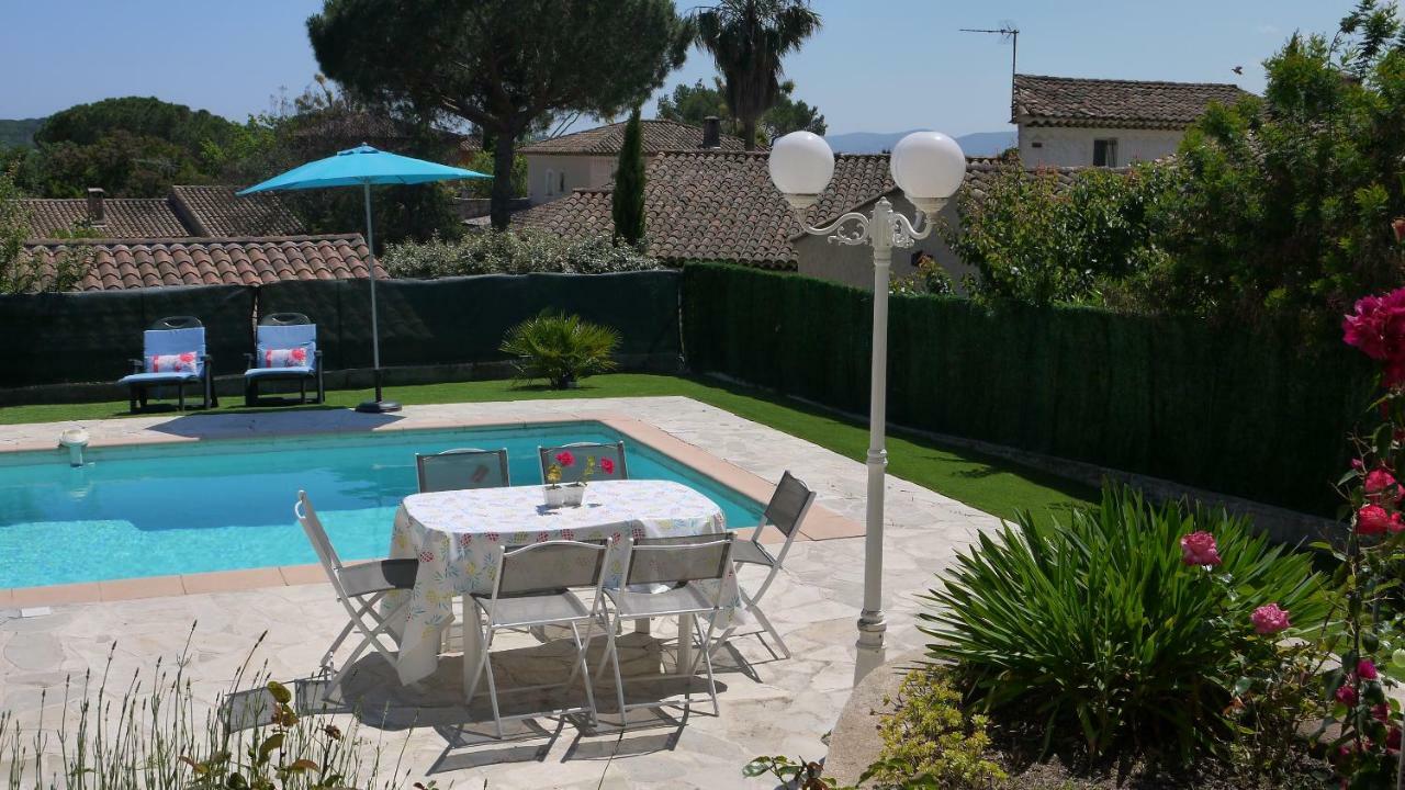 Grand Appartement dans Maison avec Piscine Privée Fréjus Exterior foto